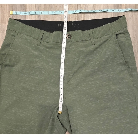 All in One Men's Visive Hybrid Quick Dry Shorts - Slub Pine - Picture 2 of 8